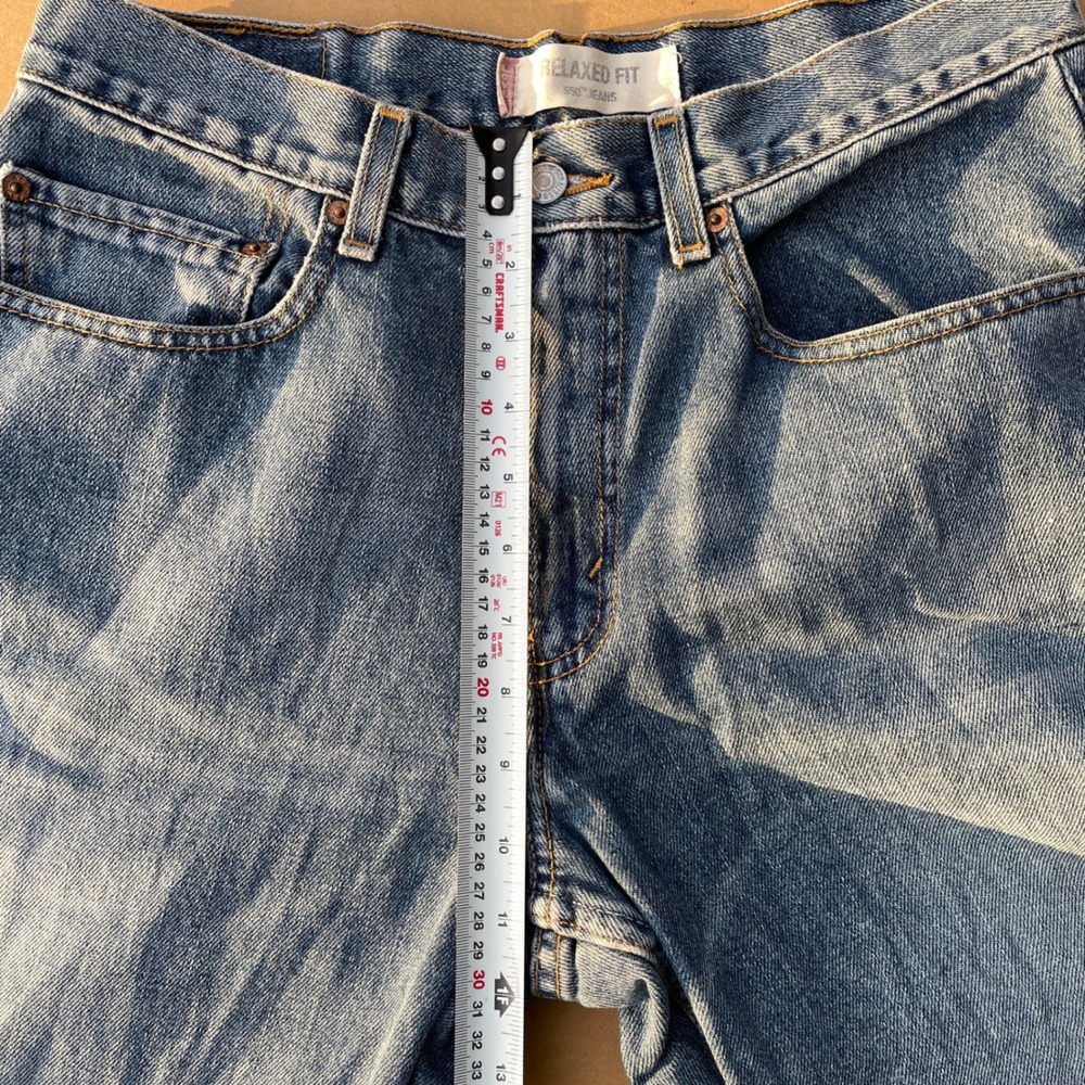 Levi's 550 Relaxed Fit Jeans Mens 32x32 Blue Casual Denim Tapered Leg Vintage - Picture 6 of 9